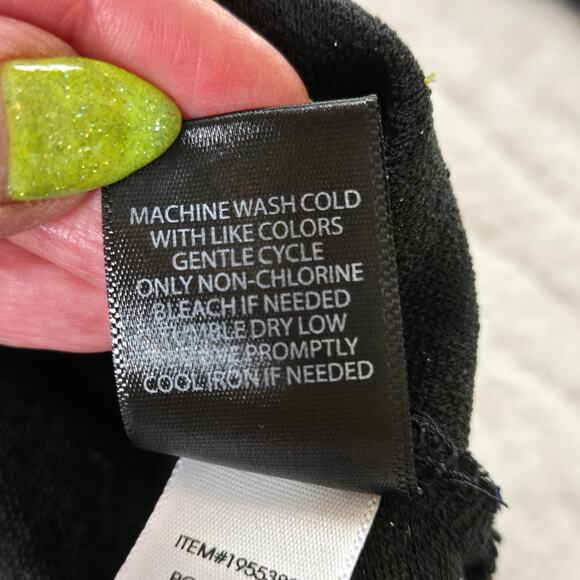 ๐ Torrid NWT Rainbow Boucle V-Neck Peplum Top Large 12 Torrid 0 black - Picture 16 of 17